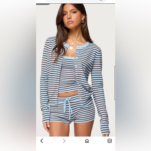 Edikted Other - EDIKTED sz Small Striped 3 Piece Set-Excellent Condition